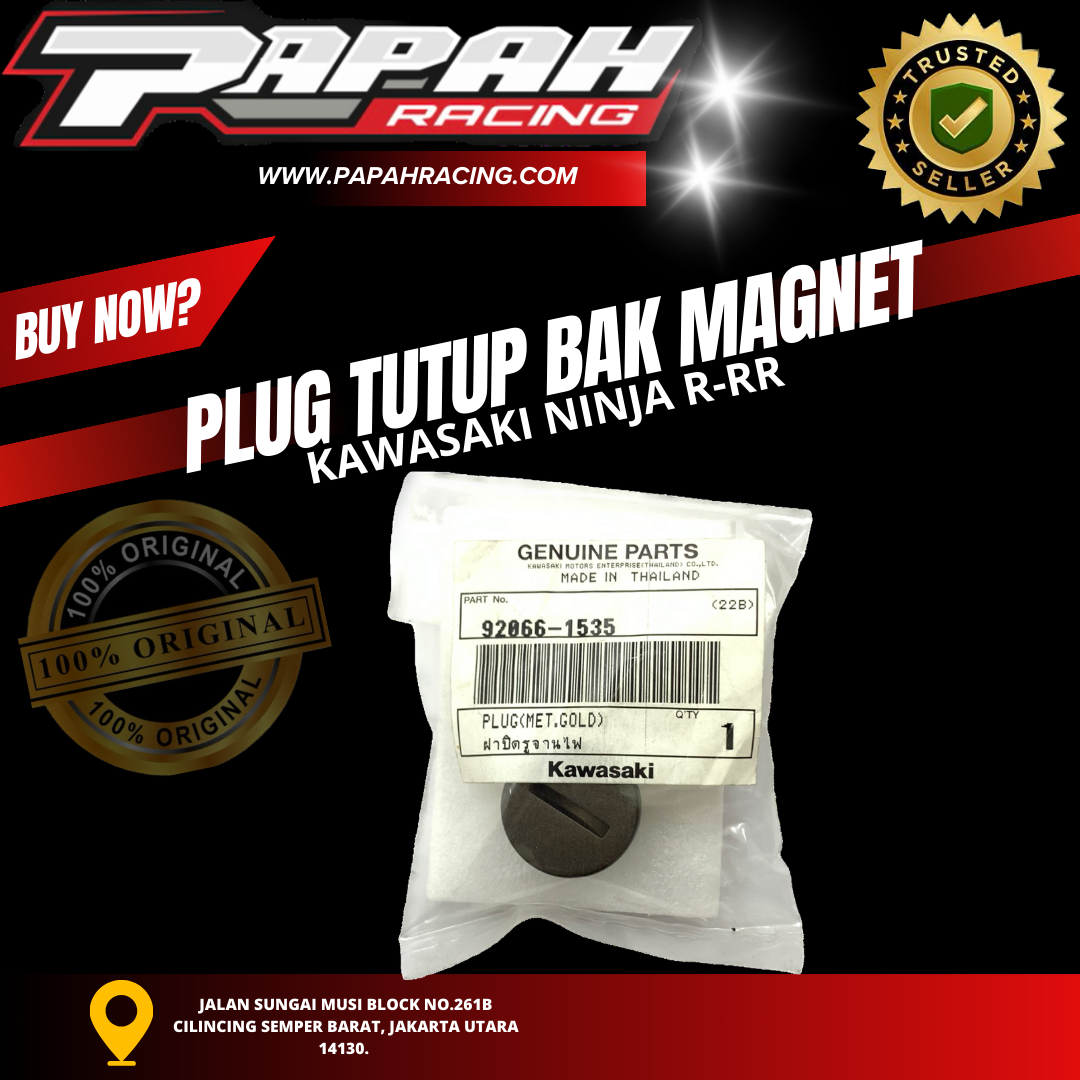 PLUG TUTUP BAK MAGNET KAWASKI NINJA R RR 